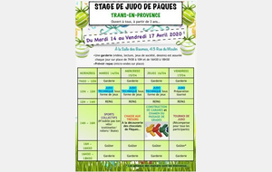 ANNULER Stage Judo Trans-en-Provence