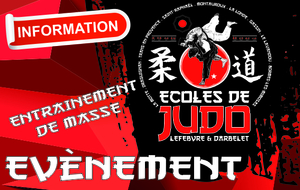 Entrainement de Judo Nico Kanning, Lucie Louette et Celine Geraud