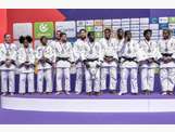 Podium de l'Equipe de France, médaille d'Argent
Crédit photo : France Judo / T.Albisetti