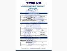 Organisation Championnat de France 1dv

Source : France Judo