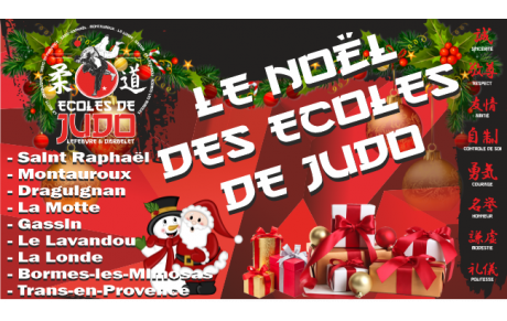 Escale du Pére Noël dans les Ecoles de Judo